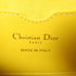Christian Dior CD GHW Bobby East West Shoulder Bag Calfskin Leather Yellow