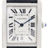 CARTIER Tank Solo Automatic Watch W5200027 Stainless Steel/Leather Silver