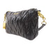 Miu Miu GHW Shoulder Bag Leather Black
