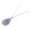 JEWELRY Jade Necklace Accessories 18K White Gold Purple
