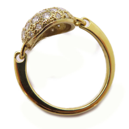 FINE JEWELRY 0.84ct Diamond Ring 18K Yellow Gold US#5.25