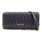 Miu Miu GHW Shoulder Bag Lambskin Leather Navy