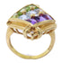 Fine Jewelry Multi Stone Ring US#7.75 18K Yellow Gold