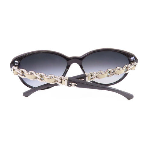 CHANEL CC Sunglasses 5215-Q SPVC Metal Black