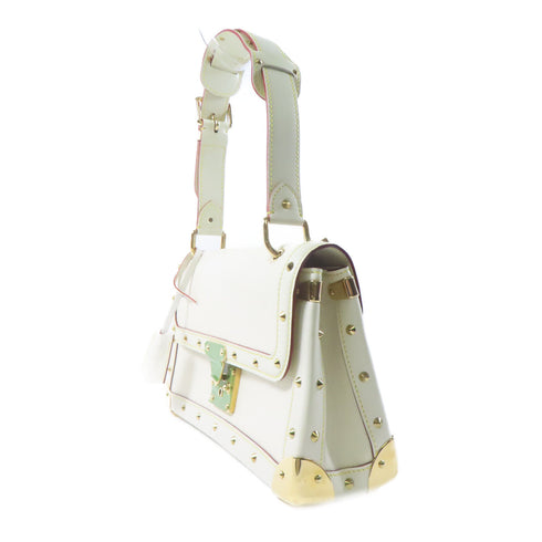 LOUIS VUITTON LV GHW Le Talentueux Shoulder Bag M91823 Leather White