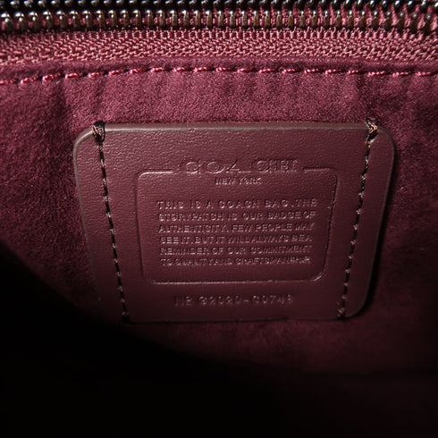 COACH Shoulder Bag G2020-C0749 Calfskin Leather Grey