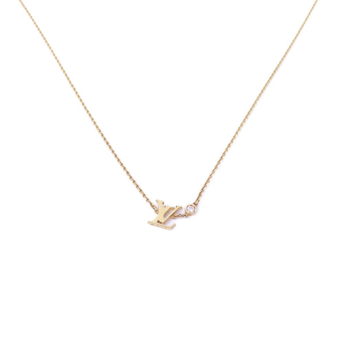 LOUIS VUITTON LV Ldyiie Blossom Necklace Accessories Q93655 18K Yellow Gold