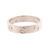CARTIER Mini Love Ring Cartier#47 US#3.75 18K White Gold