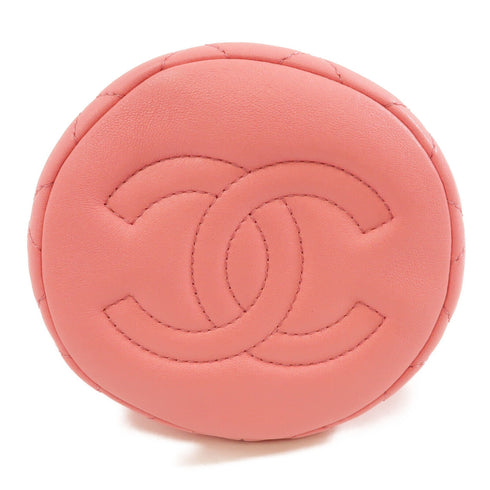 CHANEL Quilted CC GHW Chain Shoulder Bag AS1894 Lambskin Leather Pink