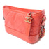 CHANEL CC Gabrielle Small Chain Shoulder Bag Calfskin Leather Orange
