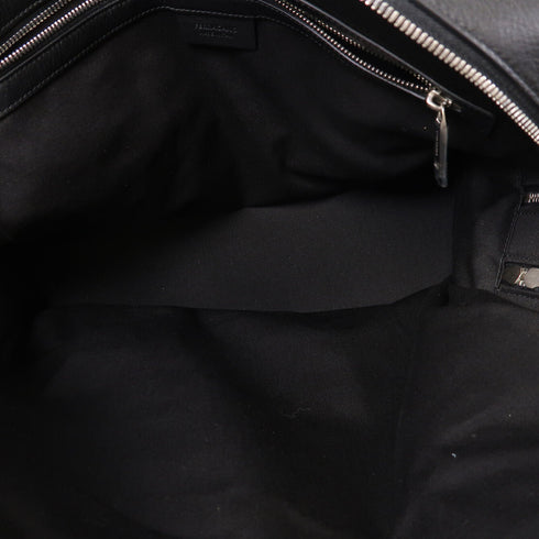 Salvatore Ferragamo SHW 2 Way Shoulder Bag Leather Black