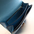 HERMES PHW 2002 Shoulder Bag Evercolor Leather Bleu Du Nord Blue