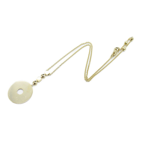 BVLGARI Lucia Pendant Necklace 18K Yellow Gold 15.2g