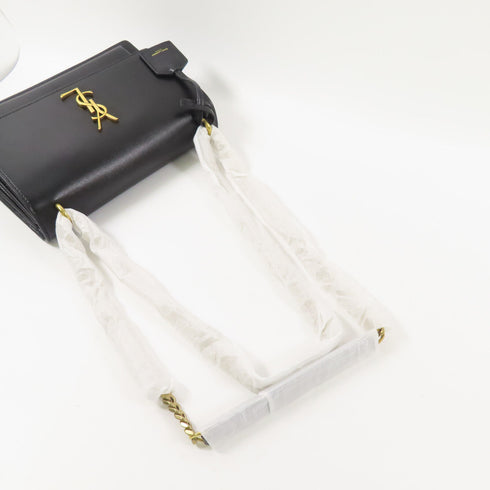 SAINT LAURENT YSL GHW Sunset Medium Chain Shoulder Bag 442906 Calfskin Leather