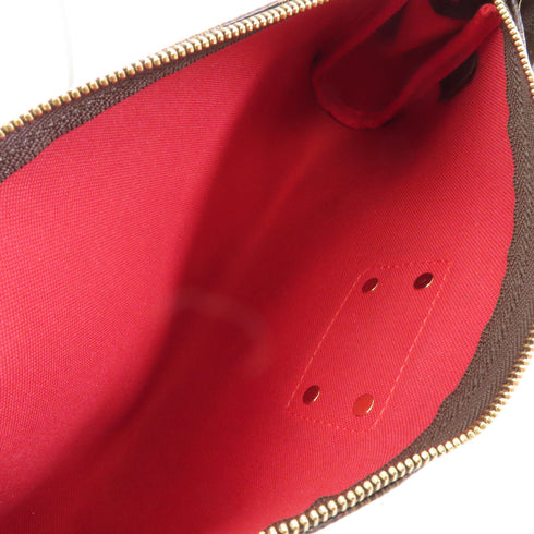 LOUIS VUITTON LV GHW Eva 2way Shoulder Bag N55213 Damier Ebene Brown v1