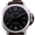 PANERAI Luminor Marina Automatic Watch Leather Belt SS PAM00048 Black