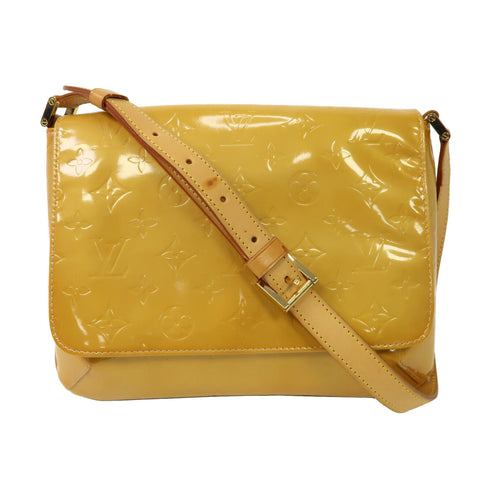 LOUIS VUITTON LV GHW Thompson Street Shoulder Bag M91123 Monogram Vernis Yellow