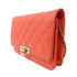 CHANEL Quilted CC GHW Wallet On Chain Shoulder Bag Caviar Leather Red