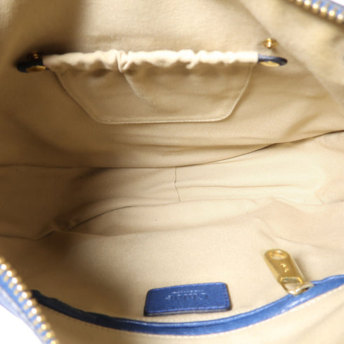 Chloe GHW Shoulder Bag 3S1093-934 Calfskin Leather Blue