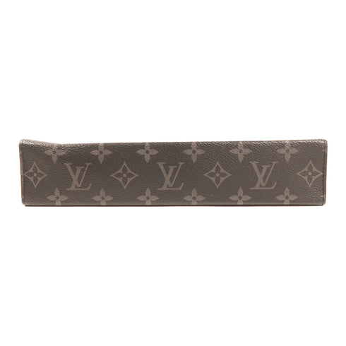 LOUIS VUITTON SHW Pochette Voyage MM Clutch M61692 Monogram Eclipse Black/Grey