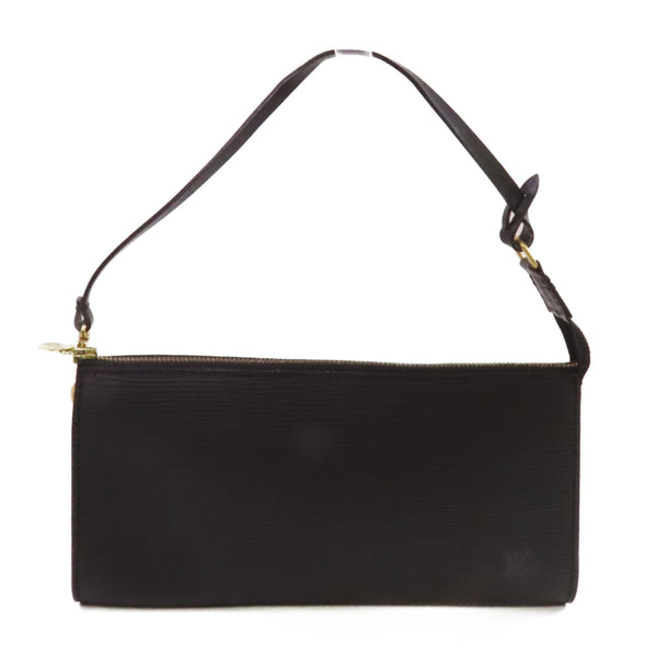 LOUIS VUITTON LV GHW Pochette Accessoires Pouch Handbag M52942 Epi Leather Black