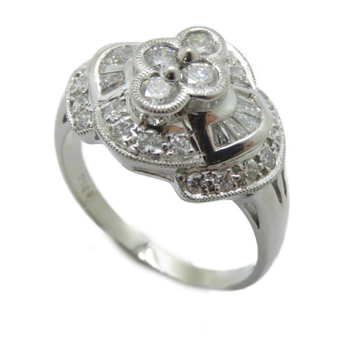 FINE JEWELRY 1.03ct Diamond Ring PT900 Platinum US#8.25