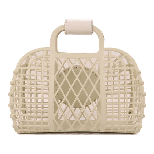 FENDI GHW Hand Bag 8BH388 PVC White