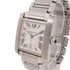 CARTIER Tank Francaise 2302 Automatic Watch Stainless Steel White v1