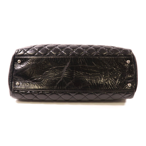 CHANEL CC SHW Chain Shoulder Bag Calfskin Leather Black 50558