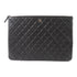 CHANEL CC SHW Clutch Lambskin Leather Black