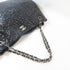 CHANEL CC SHW Chain Shoulder Handbag PVC Coated Canvas Black
