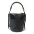 PRADA SHW 2 Way Shoulder Hand Bag Calfskin Leather Nylon 1BE015 Black