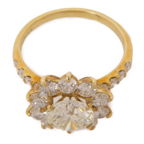 JEWELRY Diamond Ring US#6 18K Yellow Gold v1