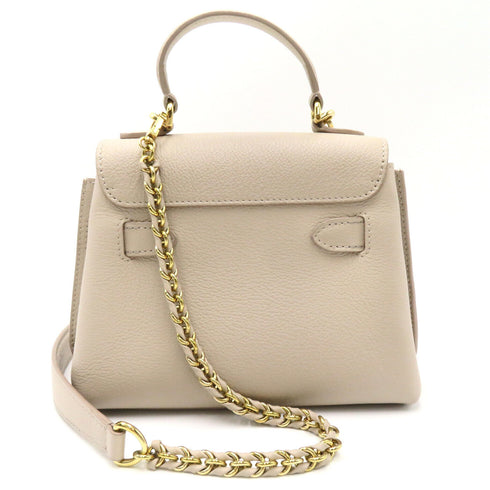 LOUIS VUITTON LV GHW 2 Way Shoulder Bag Handbag #M21052 Calfskin Leather Beige