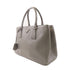 PRADA SHW Saffiano Lux Bag 2 Way Shoulder Bag Calfskin Leather Grey