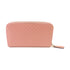 GUCCI GG GHW Microguccissima GG Logo Zipper Long Calfskin Leather 449391 Pink