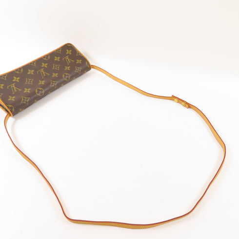LOUIS VUITTON LV GHW Pochette Twin GM Shoulder Bag M51852 Monogram Brown