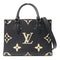 LOUIS VUITTON LV On The Go PM 2 Way Bag M45659 Monogram Empreinte Black/Beige