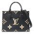 LOUIS VUITTON LV On The Go PM 2 Way Bag M45659 Monogram Empreinte Black/Beige