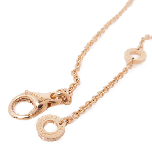 BVLGARI B-Zero1 Necklace 18K Pink Gold Ceramic Gold/White