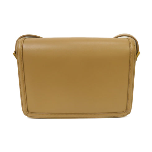 SAINT LAURENT YSL GHW Solferino Shoulder Bag 634305 Calfskin Leather Brown