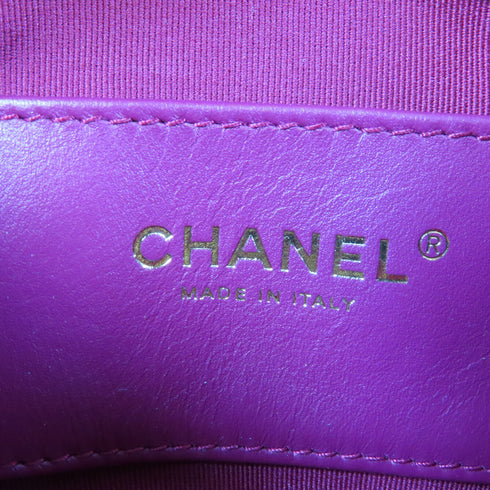 CHANEL Quilted CC Coco Mark Flap Shoulder Bag AS3402 Calfskin Leather Black