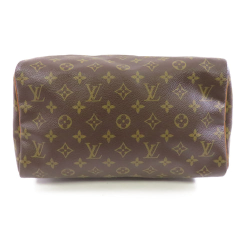 LOUIS VUITTON LV GHW Speedy 30 Handbag M41526 Monogram Brown v2