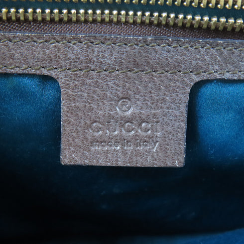 GUCCI GG GHW Ophidia Chain Shoulder Bag 503876 Coated Canvas Brown