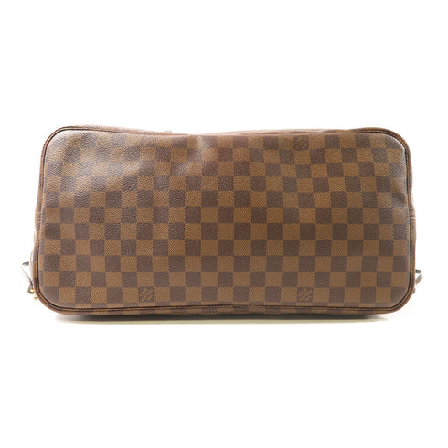 LOUIS VUITTON LV GHW Neverfull GM Shoulder Bag N51106 Damier Ebene Brown