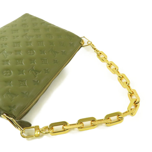 LOUIS VUITTON LV GHW Coussin MM 2 Way Shoulder Bag Monogram Embossed