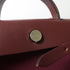 HERMES PHW Herbag PM 2Way Shoulder Hand Bag Canvas Stamp T Prune
