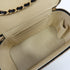 CHANEL Quilted CC GHW Vanity Case Chain Shoulder Bag Lambskin Leather Black v2
