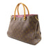 LOUIS VUITTON LV GHW Pallas 2way Shoulder Bag Monogram Brown Red