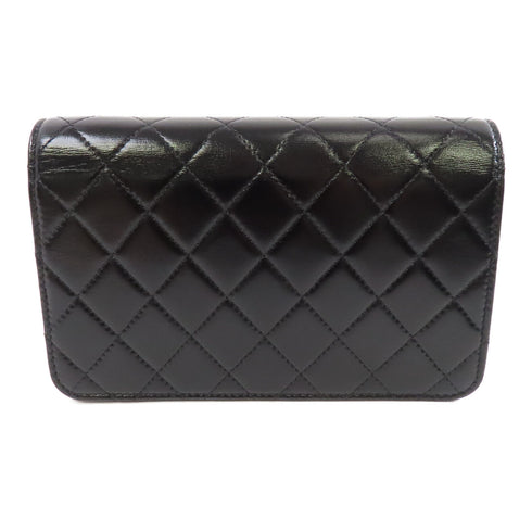 CHANEL Quilted CC GHW Chanel 31 Wallet On Chain Shoulder Bag AP2703 Calf Black